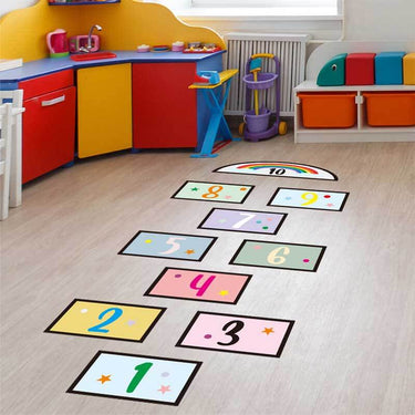 Pegatinas CijferPret | Educativas y lúdicas - Pegatinas de pared autoadhesivas para habitaciones infantiles